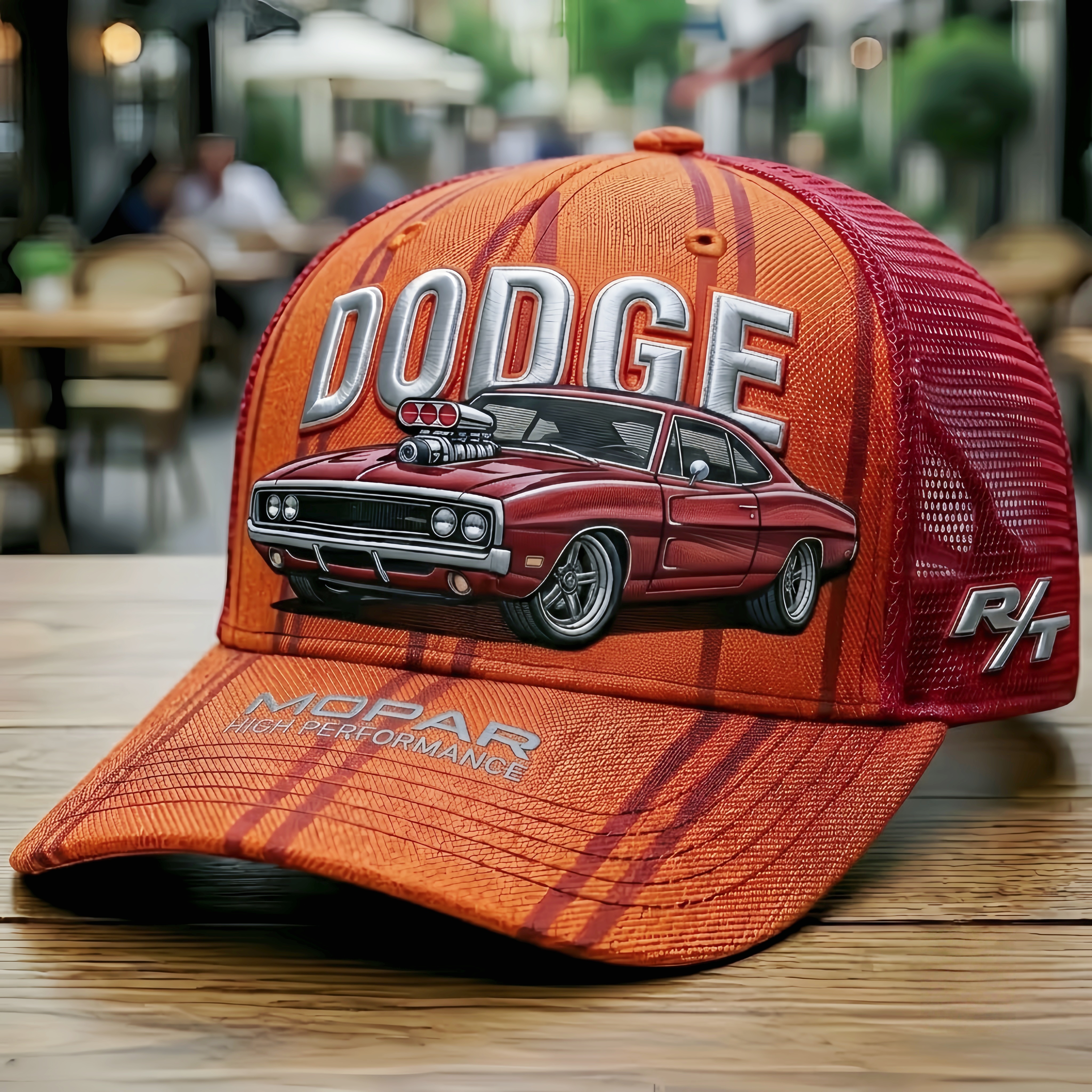 Vintage Dodge Muscle Car Trucker Hat