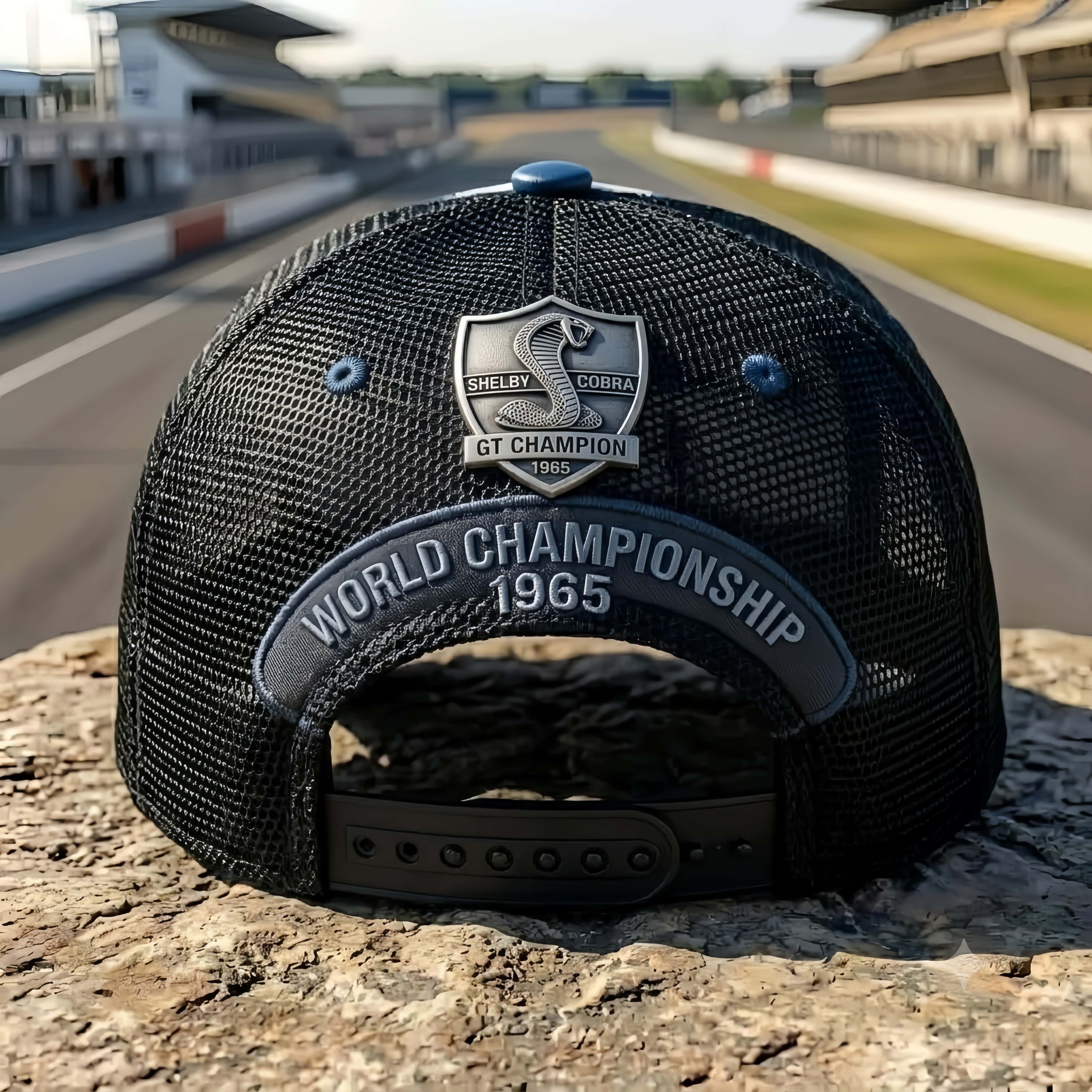 Carroll Shelby Cobra Daytona Coupe Vintage Racing Trucker Hat