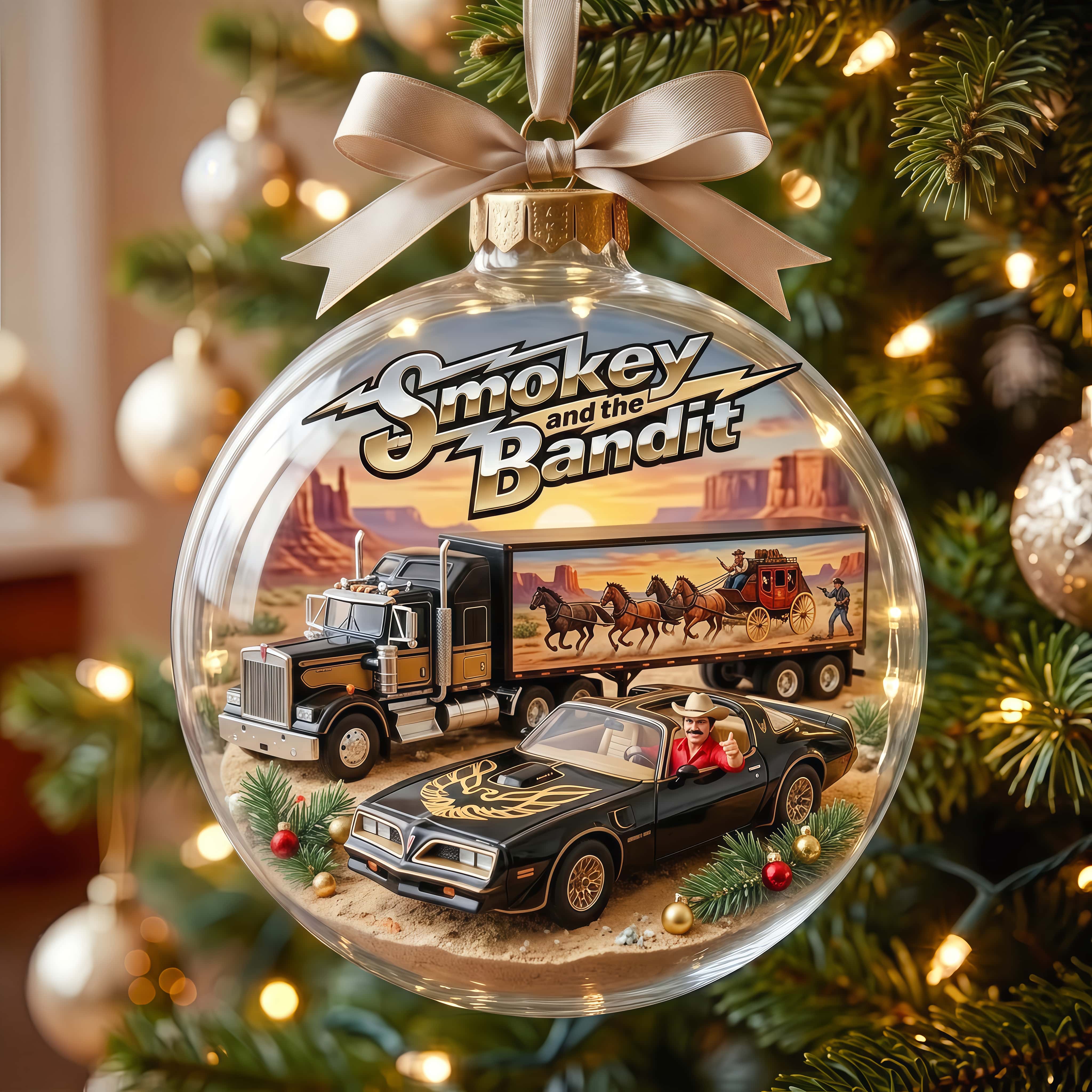 Smokey and the Bandit Christmas Ornament