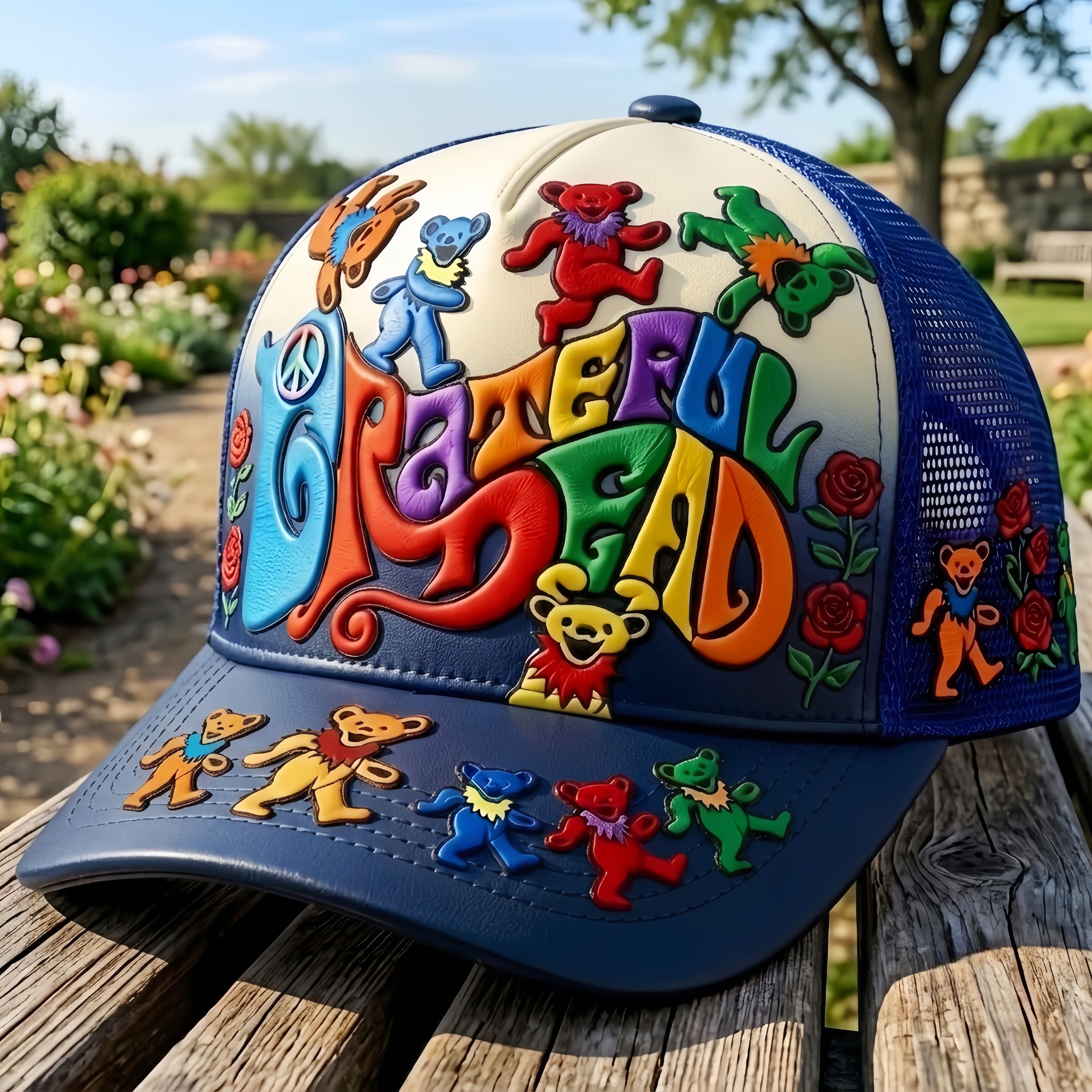 Dancing Bears Mesh Back Trucker Hat