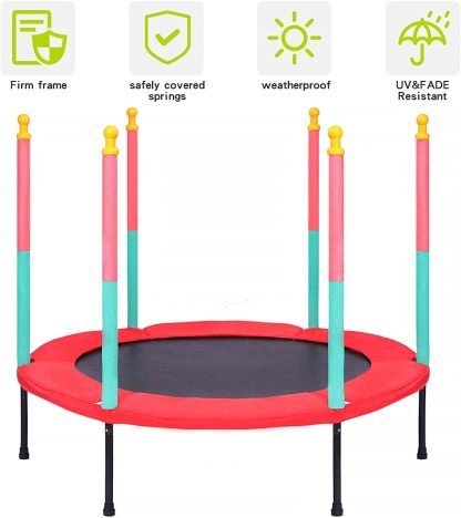 Cama Elástica para Niños y Adultos | Interior y Exterior Resistente
