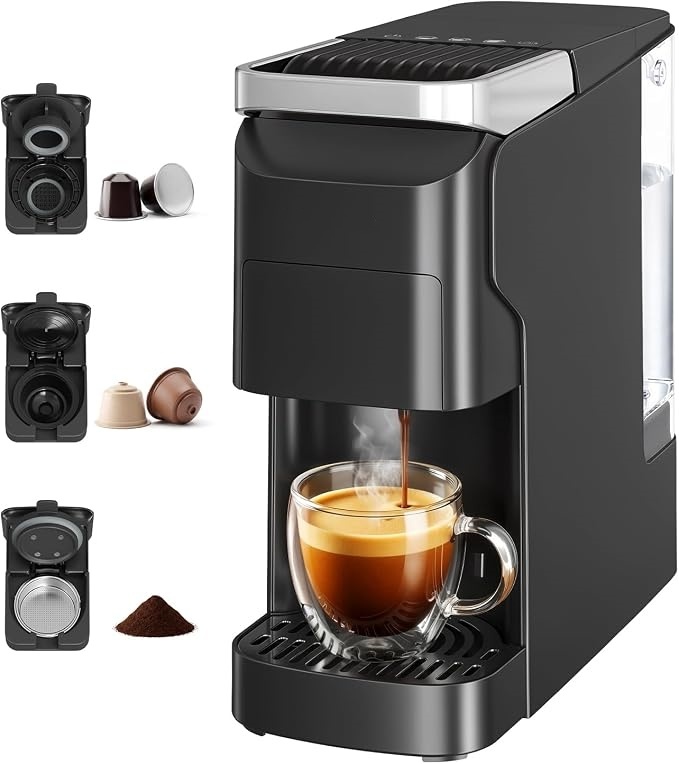 Cafetera Espresso Automática 20 Bar | 3 en 1 Multifunción