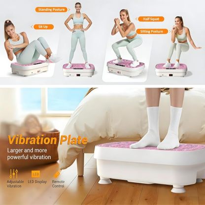 Placa Vibratoria con Bandas | Entrenamiento Completo en Casa