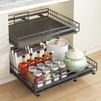 Organizador Telescópico para Alacena | Extraíble para Cocina Pack 2