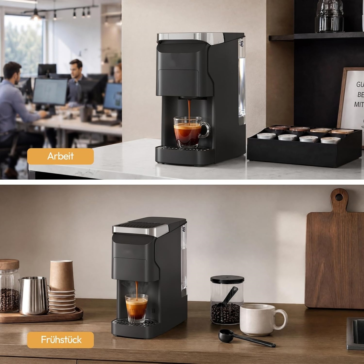 Cafetera Espresso Automática 20 Bar | 3 en 1 Multifunción
