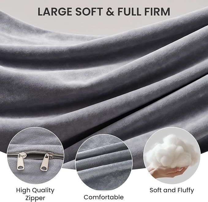 Almohada de Embarazo Forma J | Funda Lavable y Soporte de Espalda