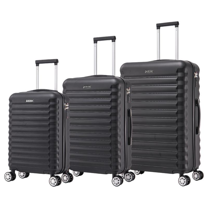 Conjunto de Maletas de Viaje Elegantes: Carcasa Ligera de ABS, Cerradura Numérica, 4 Ruedas Giratorias 360°, Asa Telescópica de Aluminio  Juego de Maletas    Set Trolley Maleta Cabina