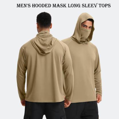 Sudaderas con capucha casuales para hombre, paquete de 6, multicolor, manga larga, ligeras, con protección solar UPF, suaves, transpirables y de secado rápido. Incluyen mascarilla. Ideales para múltiples ocasiones. Conjunto de ropa para hombre con estilo.