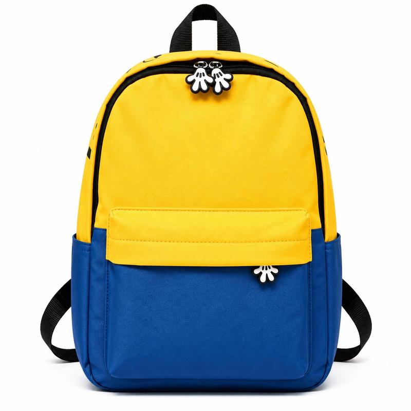 Morral y Mochila Infantil Impermeable Novedad 2026 con Estampados de Caricaturas, Diseño Ergonómico Transpirable, 9 Colores Disponibles, Medidas 31x24x10 cm para Niños Jardín y Primaria
