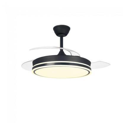 Ventilador  48W. Aspas plegables. Motor DC 30W. 7 Velocidades Iluminación Regulable Temporizador Función Brisa y Verano-Invierno