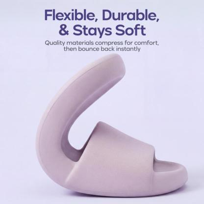 Sandalias suaves, esponjosas e impermeables con forma de almohada, pantuflas de plataforma de espuma Cloud con amortiguación y absorción de impactos similares a las de las zapatillas deportivas, sandalias antideslizantes y cómodas para interiores y exteri