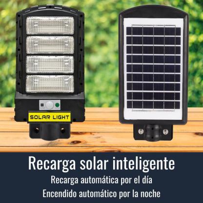 Lámpara Solar  1000W con Mando a Distancia y Soporte Galvanizado Incluido Garantía 3 Años