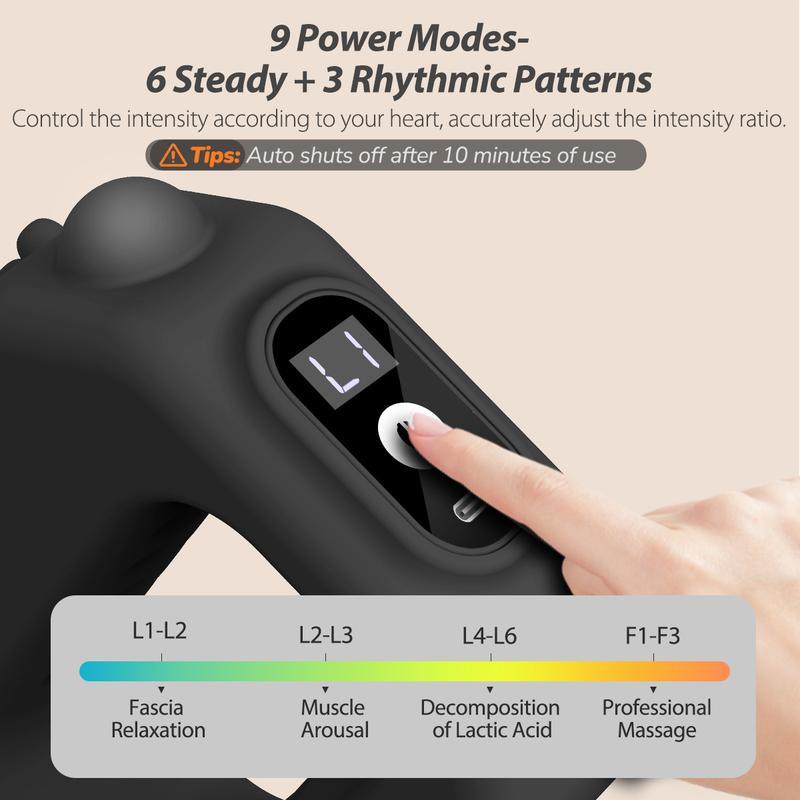 Nuevo dispositivo de masaje muscular R10 Mini Fascia Ring (modelo 2026): masajeador portátil mejorado con correa ajustable (para cinturas de hasta 55 pulgadas), inalámbrico y recargable; diseñado para la recuperación muscular de la cintura y la espalda. I