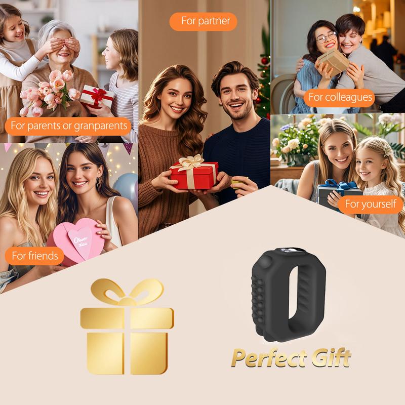 Nuevo dispositivo de masaje muscular R10 Mini Fascia Ring (modelo 2026): masajeador portátil mejorado con correa ajustable (para cinturas de hasta 55 pulgadas), inalámbrico y recargable; diseñado para la recuperación muscular de la cintura y la espalda. I