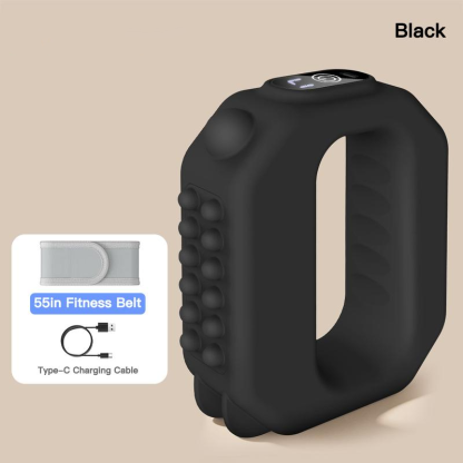 Nuevo dispositivo de masaje muscular R10 Mini Fascia Ring (modelo 2026): masajeador portátil mejorado con correa ajustable (para cinturas de hasta 55 pulgadas), inalámbrico y recargable; diseñado para la recuperación muscular de la cintura y la espalda. I