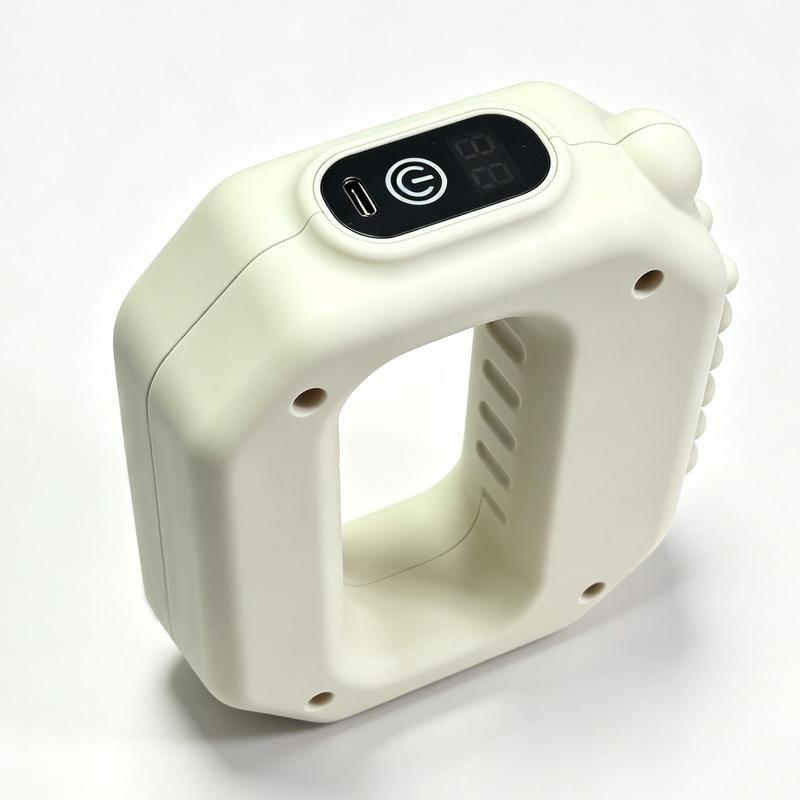 Nuevo dispositivo de masaje muscular R10 Mini Fascia Ring (modelo 2026): masajeador portátil mejorado con correa ajustable (para cinturas de hasta 55 pulgadas), inalámbrico y recargable; diseñado para la recuperación muscular de la cintura y la espalda. I