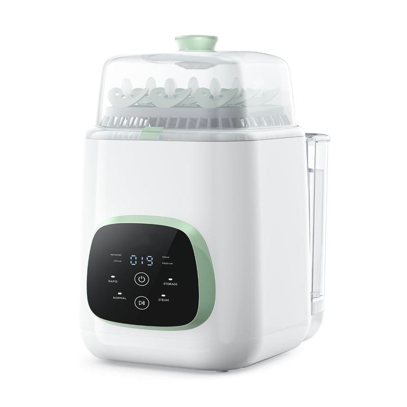 Lavadora, esterilizadora y secadora de biberones: máquina de limpieza todo en uno para biberones, piezas de extractores de leche y artículos esenciales para bebés. Cuidado práctico y sin esfuerzo.
