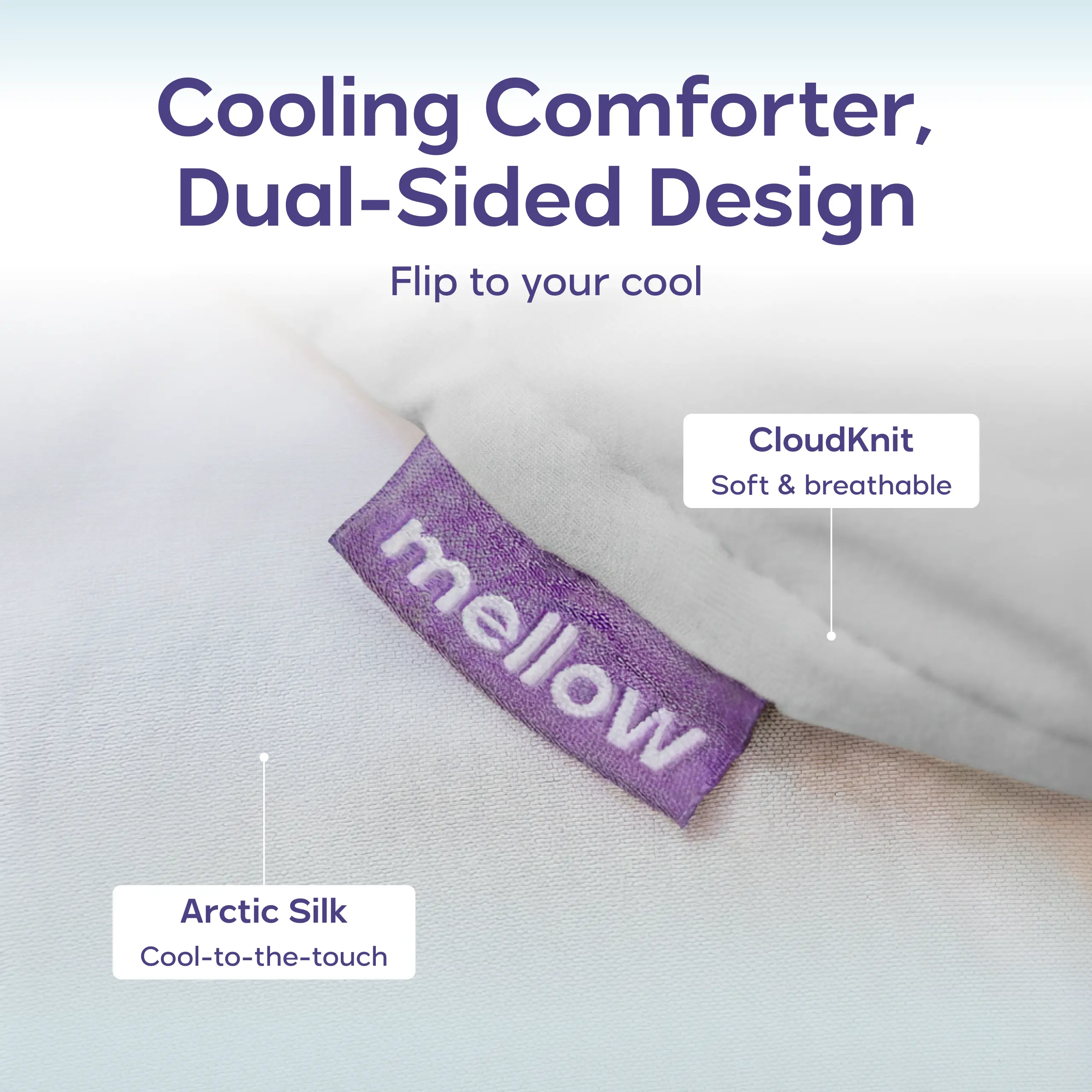 Cooling Comforter for Hot Sleepers, Lightweight Breathable Blanket for Instant Cool Relief