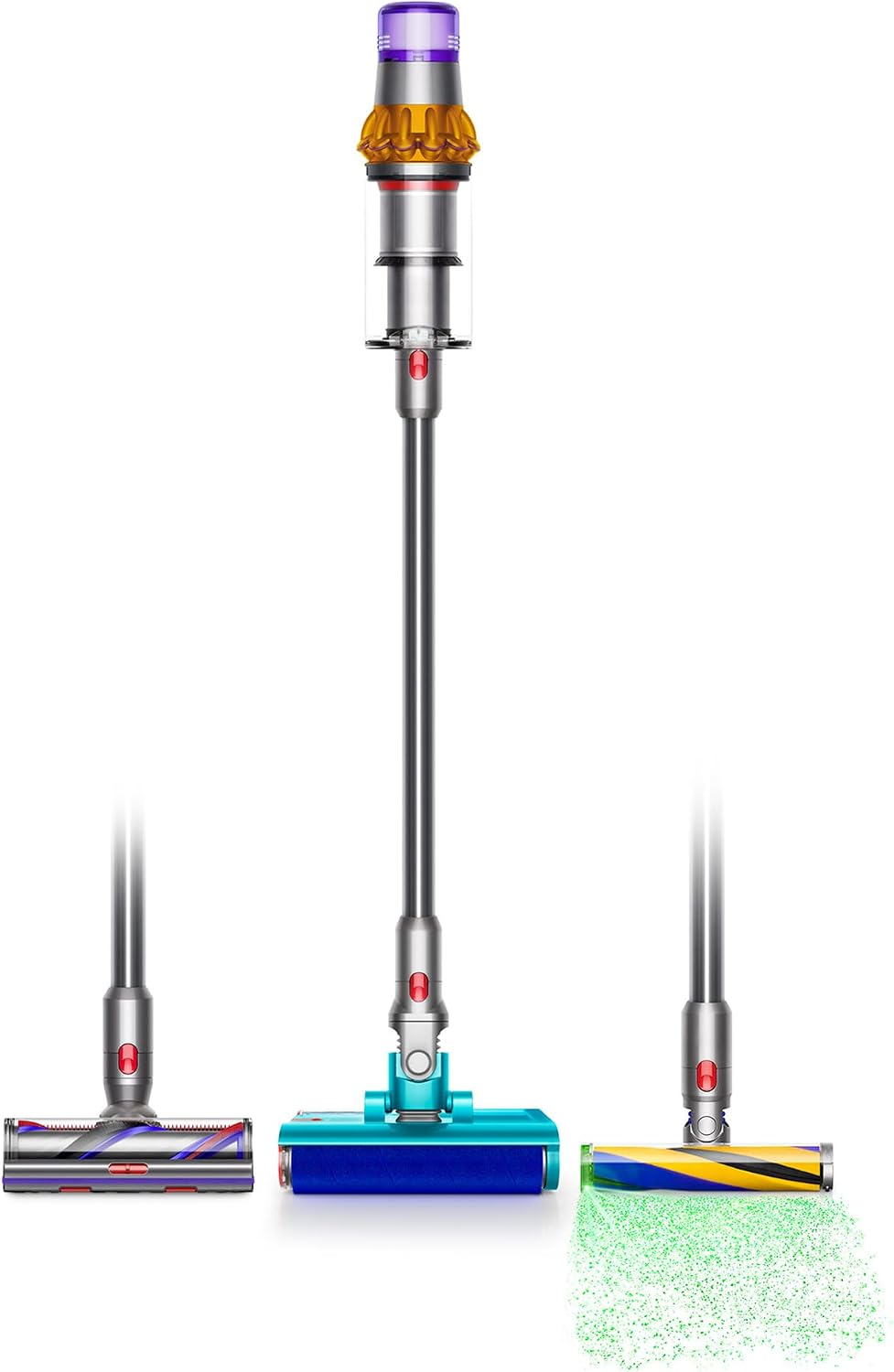 Cordless Vacuum Cleaner, Powerful Stick Vacuum with 60-Minute Runtime, Smart Suction, LED Dust Detection & Multi-Surface Cleaning for Home and Pet Hair