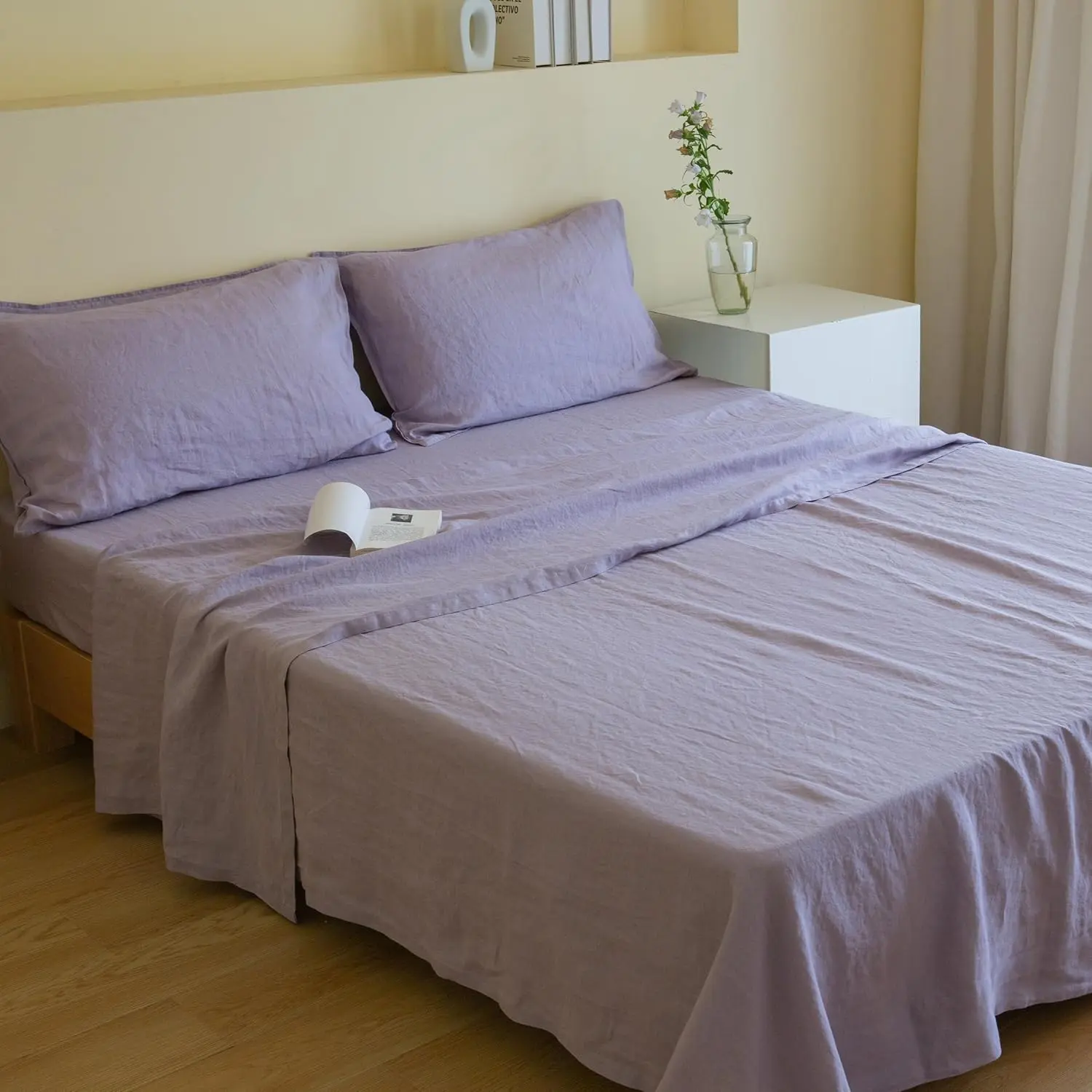 Simple&Opulence 100% Linen Sheets Set - Natural & Breathable