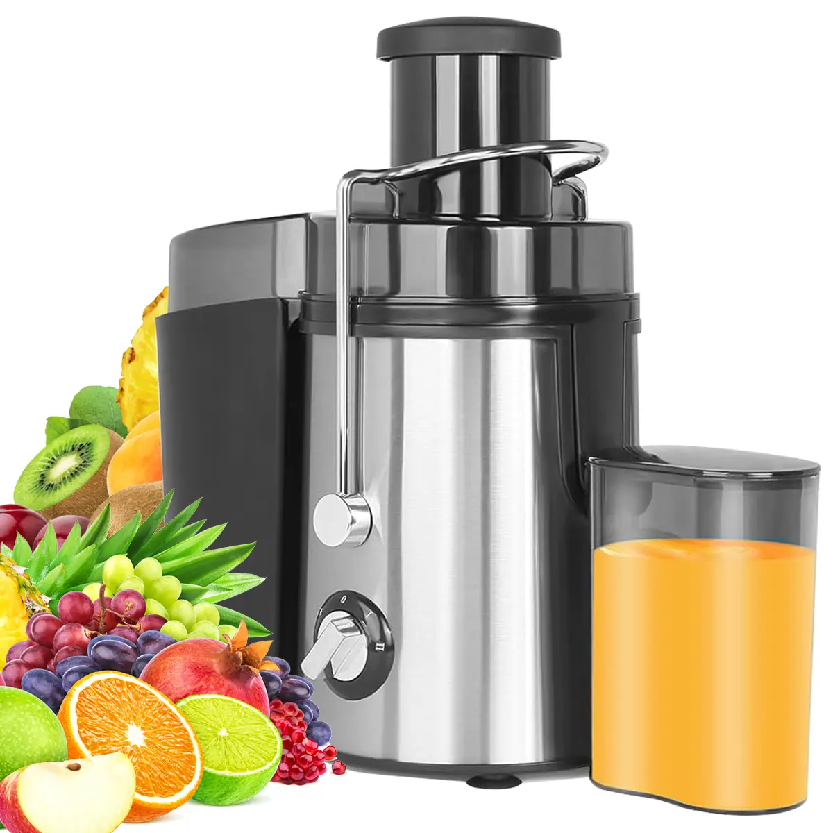Home Juicer Machine, 800W Fast Juice Maker with Dual Speed Control, Easy Clean Extractor for Healthy Drinks