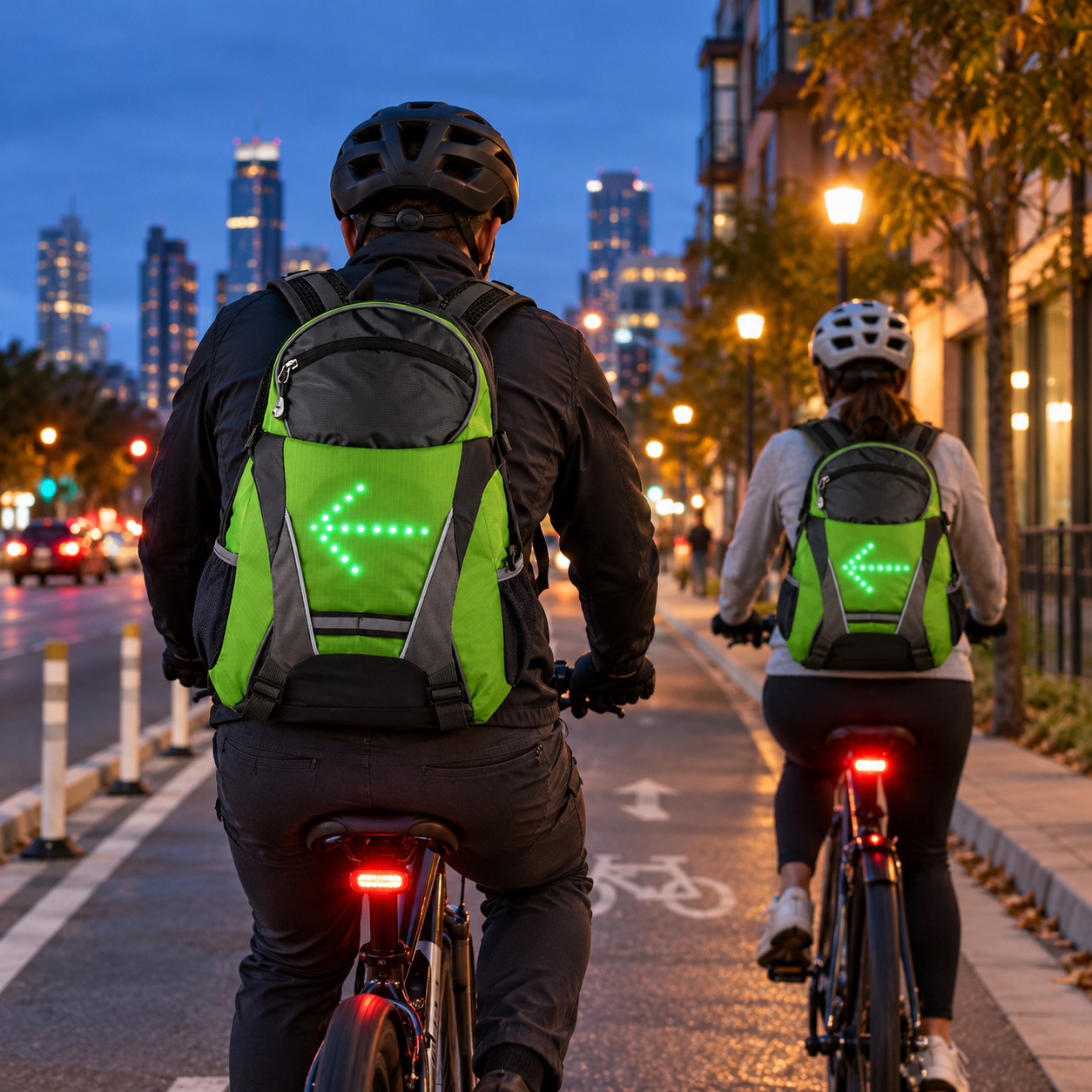  LED Turn-Signal Backpack