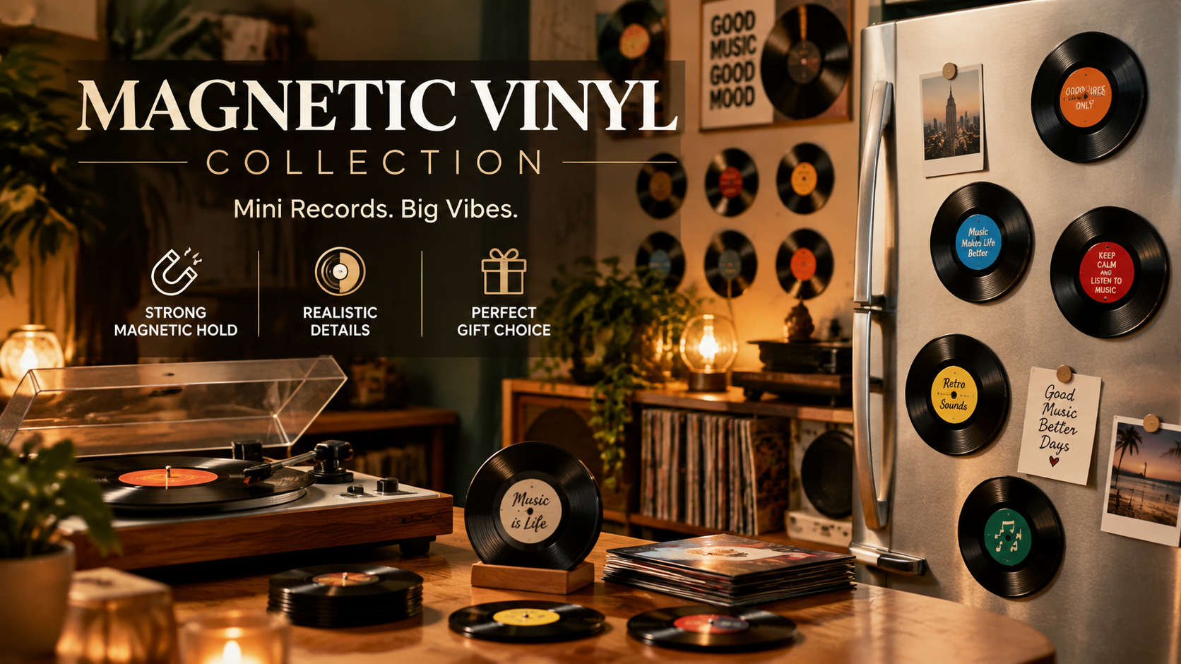 Magnetic Vinyl Set