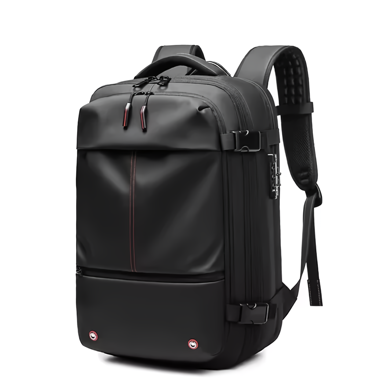 Vacuum Compression Backpack, Travel Carry-On Backpack with Built-In Compression System, Large Capacity