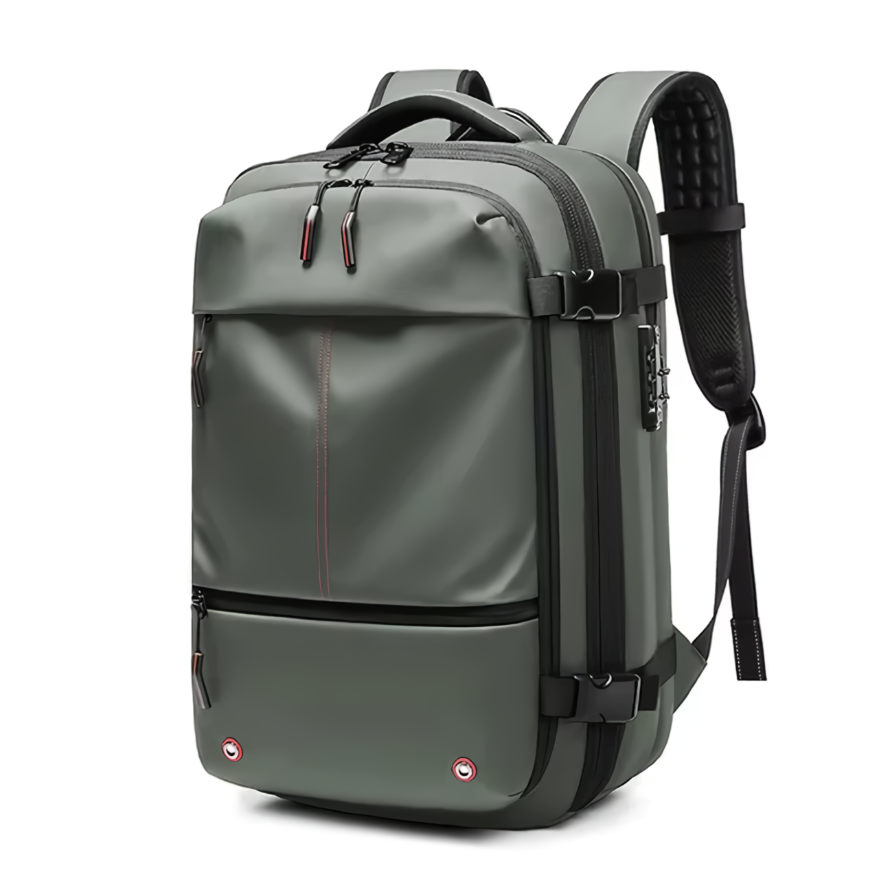 Vacuum Compression Backpack, Travel Carry-On Backpack with Built-In Compression System, Large Capacity