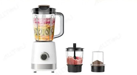 3-in-1 Blender & Food Processor, 600W 25000RPM Juicer, Meat Grinder & Food Chopper with 1800ml, 500ml & 300ml Cups