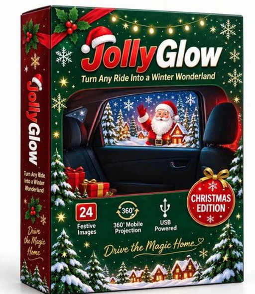 Christmas USB Projector Light, Spooky Window Projection Lamp with Creepy Ghost Effects, Portable Horror Decor for Car, Room & Halloween Parties
