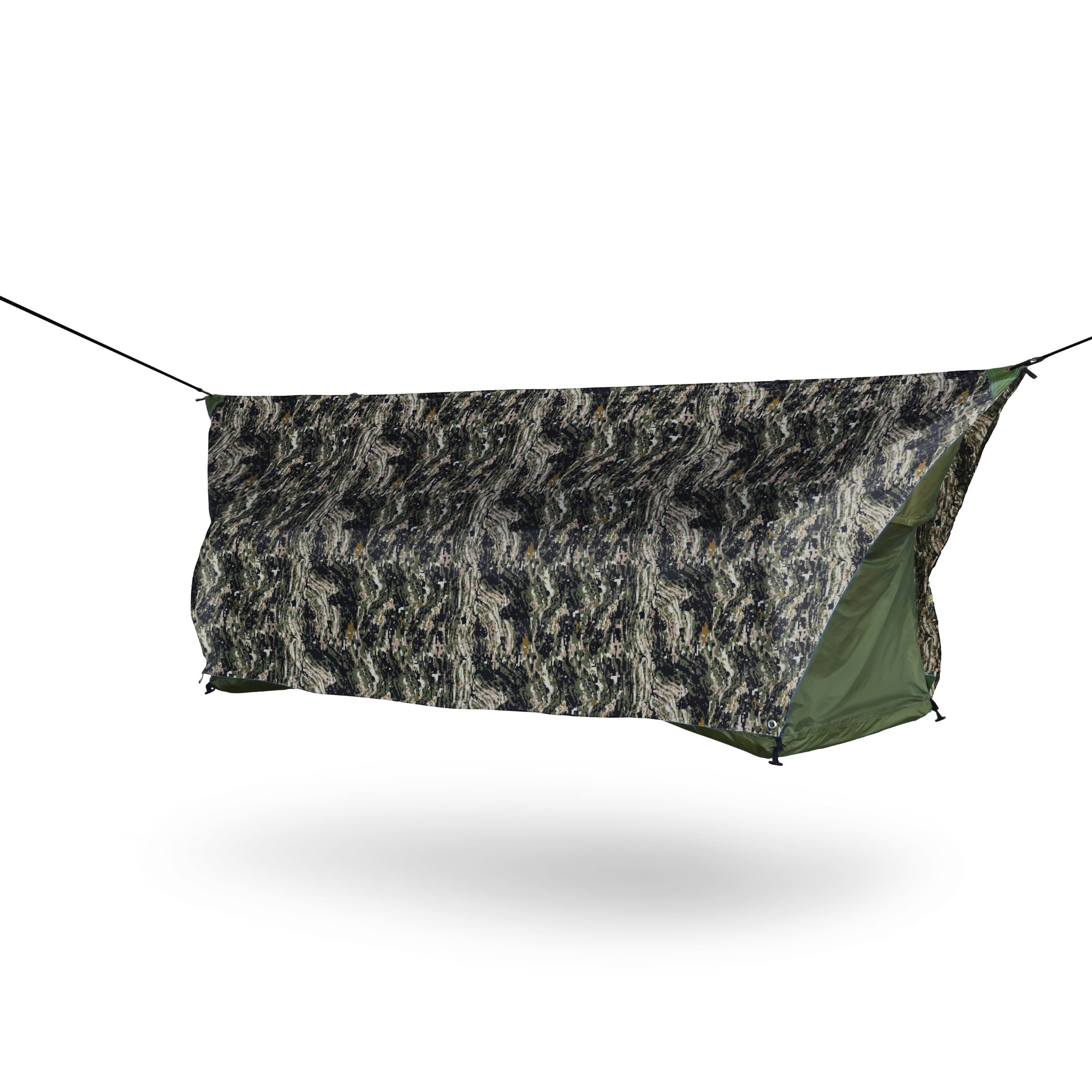 Camping Hammock Tent, Lay Flat Sleeping System with Bug Net & Rainfly, Spacious Portable Outdoor Shelter for Backpacking Hiking Camping