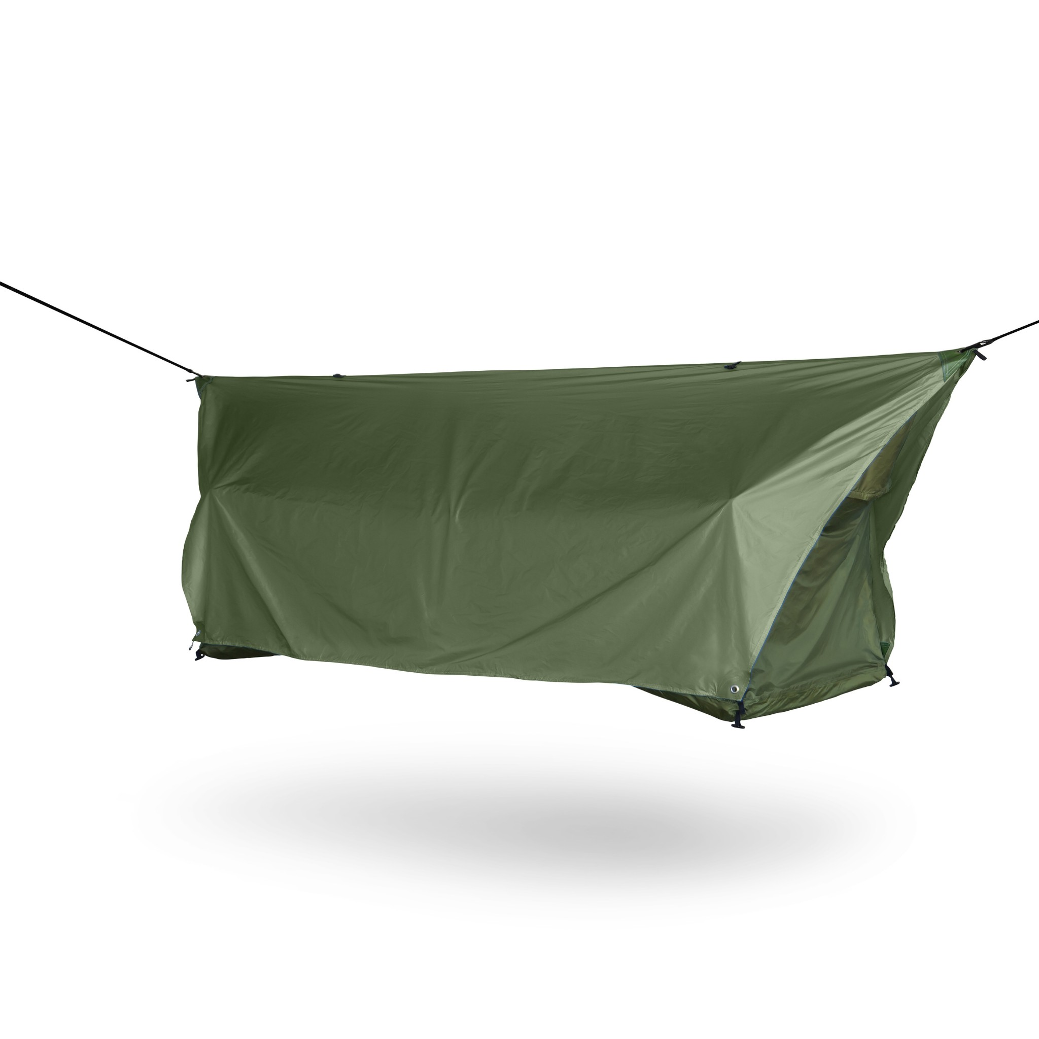Camping Hammock Tent, Lay Flat Sleeping System with Bug Net & Rainfly, Spacious Portable Outdoor Shelter for Backpacking Hiking Camping