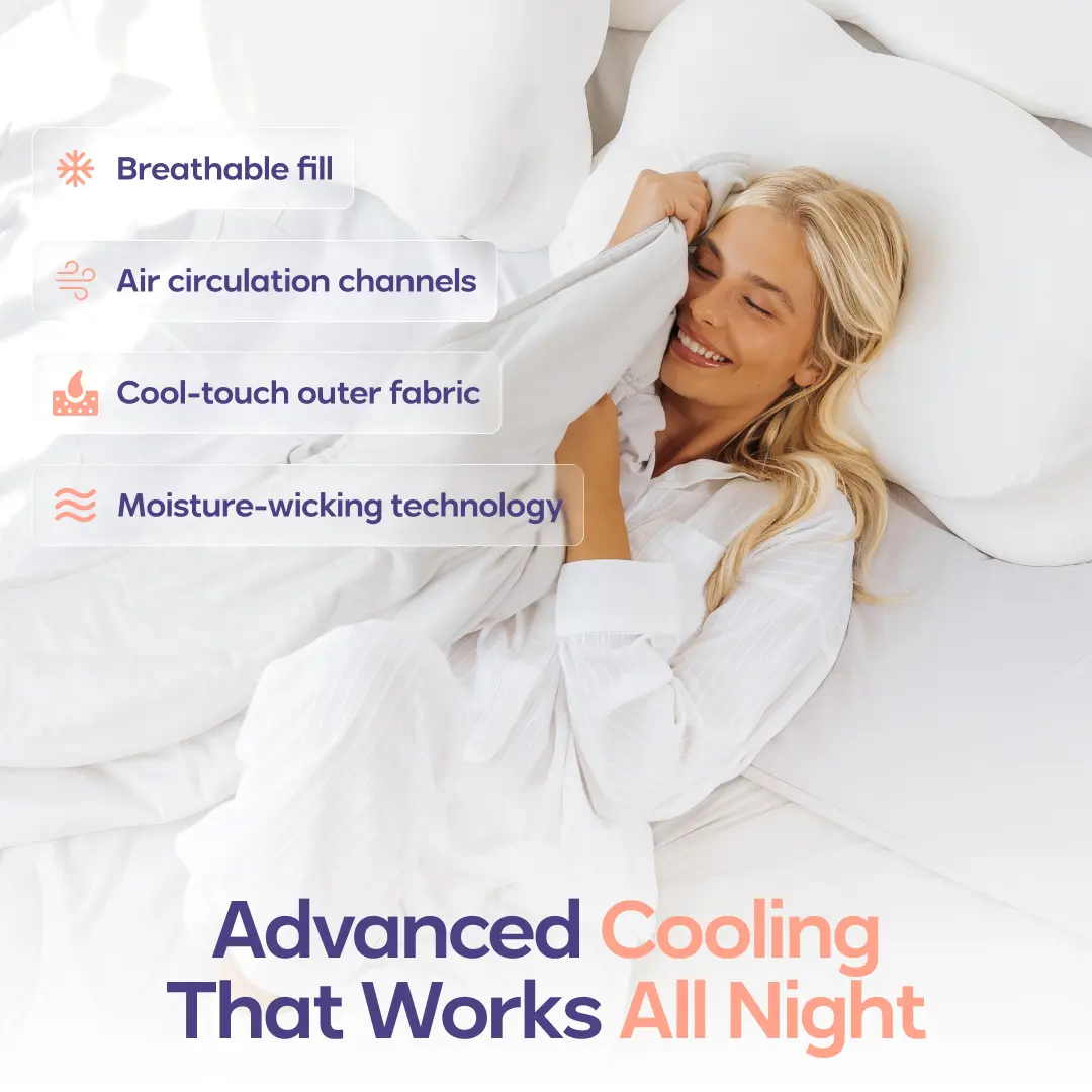 Cooling Comforter for Hot Sleepers, Lightweight Breathable Blanket for Instant Cool Relief
