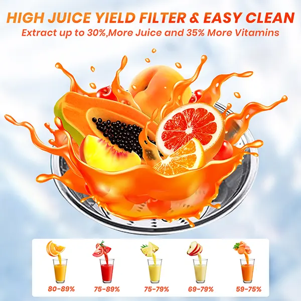 Home Juicer Machine, 800W Fast Juice Maker with Dual Speed Control, Easy Clean Extractor for Healthy Drinks