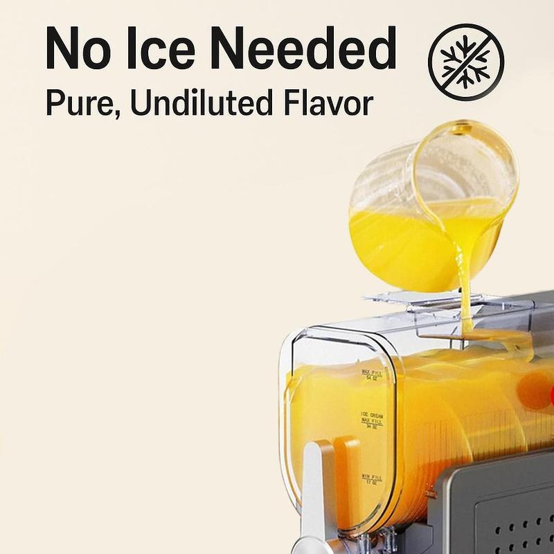 68oz Slushie Machine for Home, Automatic Frozen Drink Maker with Cooling System, Countertop Slush Maker for Slushies, Smoothies, Milkshakes & Frozen Cocktails, Self-Cleaning Function