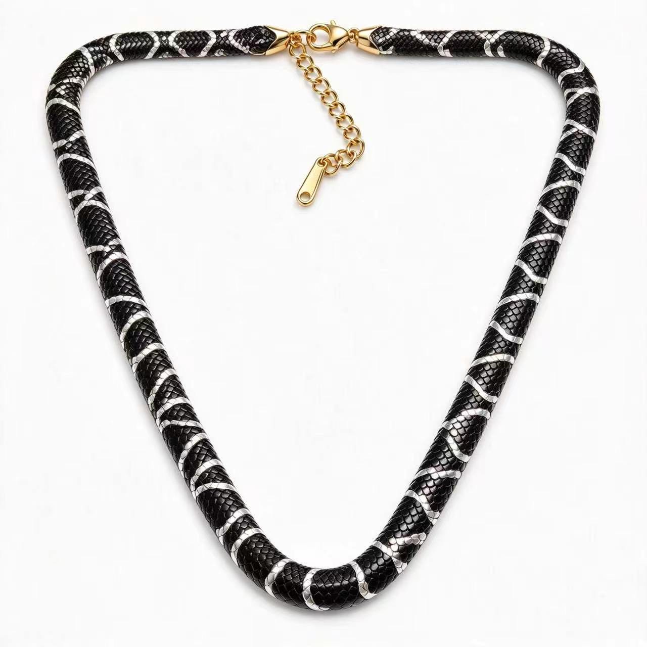 Serpent Statement Necklace – A Symbol of Mystery & Power