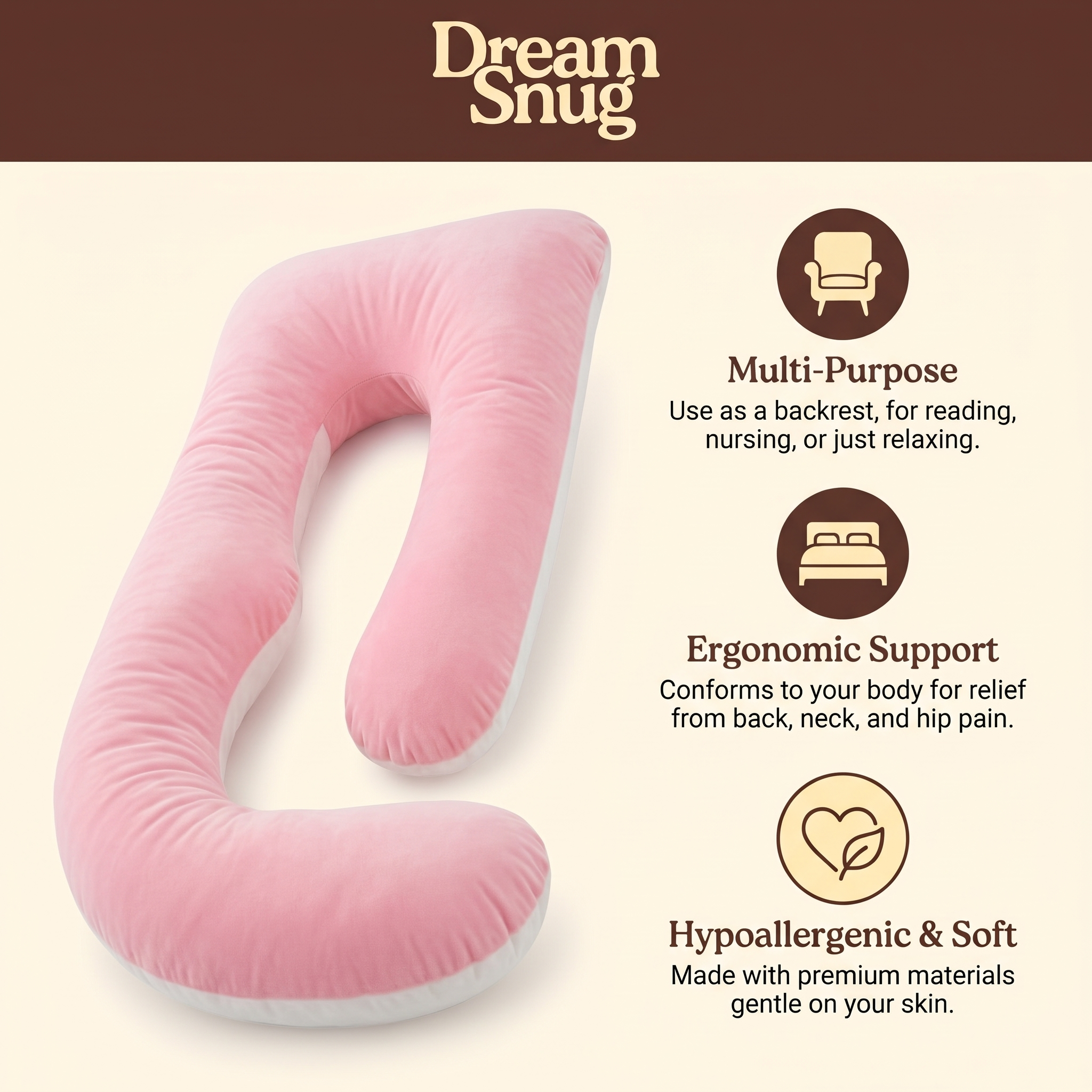 DreamSnug™ Passenger Pillow
