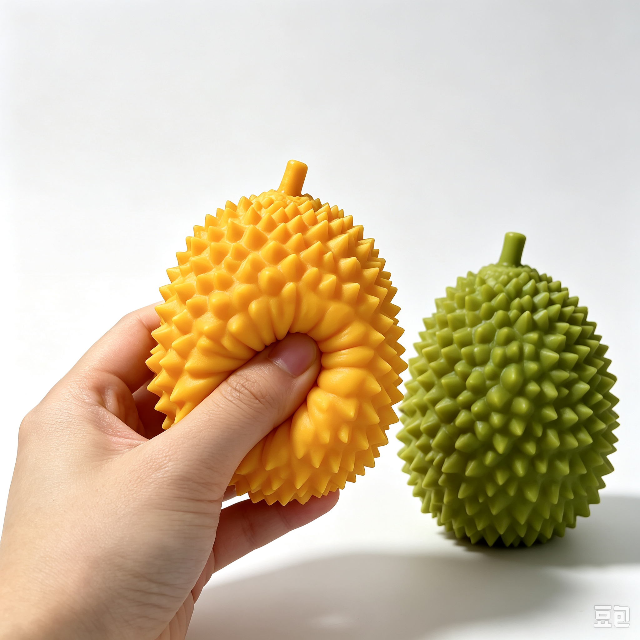 Mochichi by Jolislime Pocket Durians Collection ASMR Stress Ball, 1 Pc Sensory Fidget Toy, Cute Fruit Shape & Foodie Mash Squishy