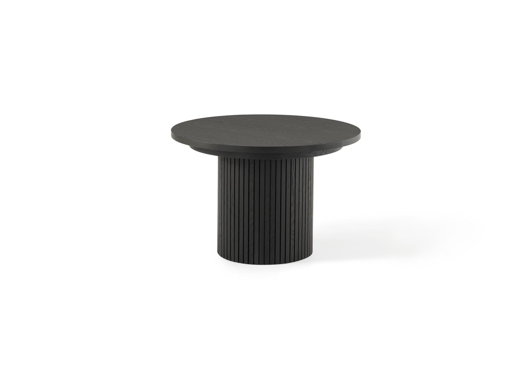 Versatile expandable dining table seats 4‑10, robust hardwood‑steel build, hidden pedestal storage and elegant fluted detailing for flexible everyday dining.