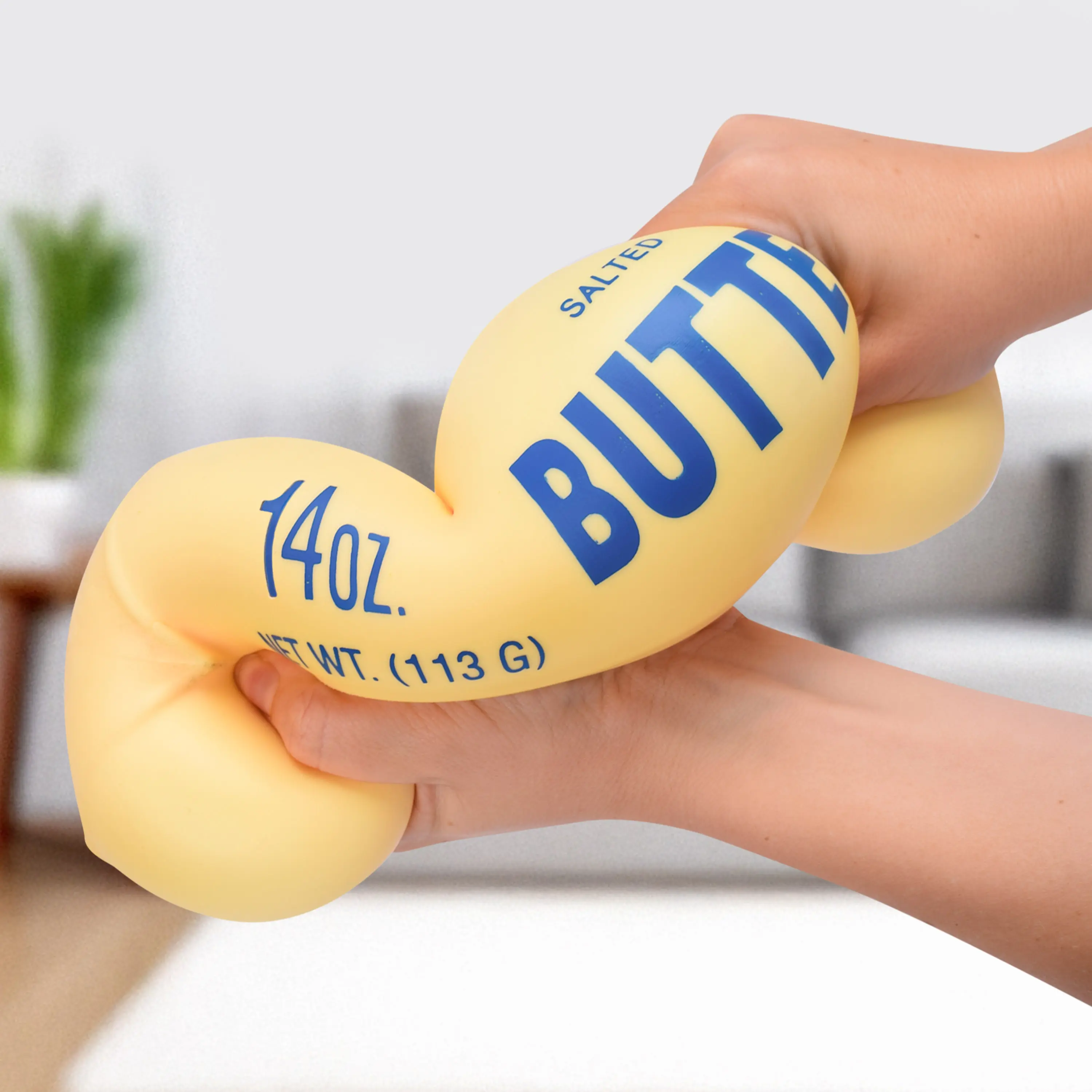 Large Squishy Butter - Viral Stress Ball Toy for Kids & Adults, 10+ Inch Jumbo Stick, Perfect Gag Gift for Ages 3+, Sensory Fidget Toy