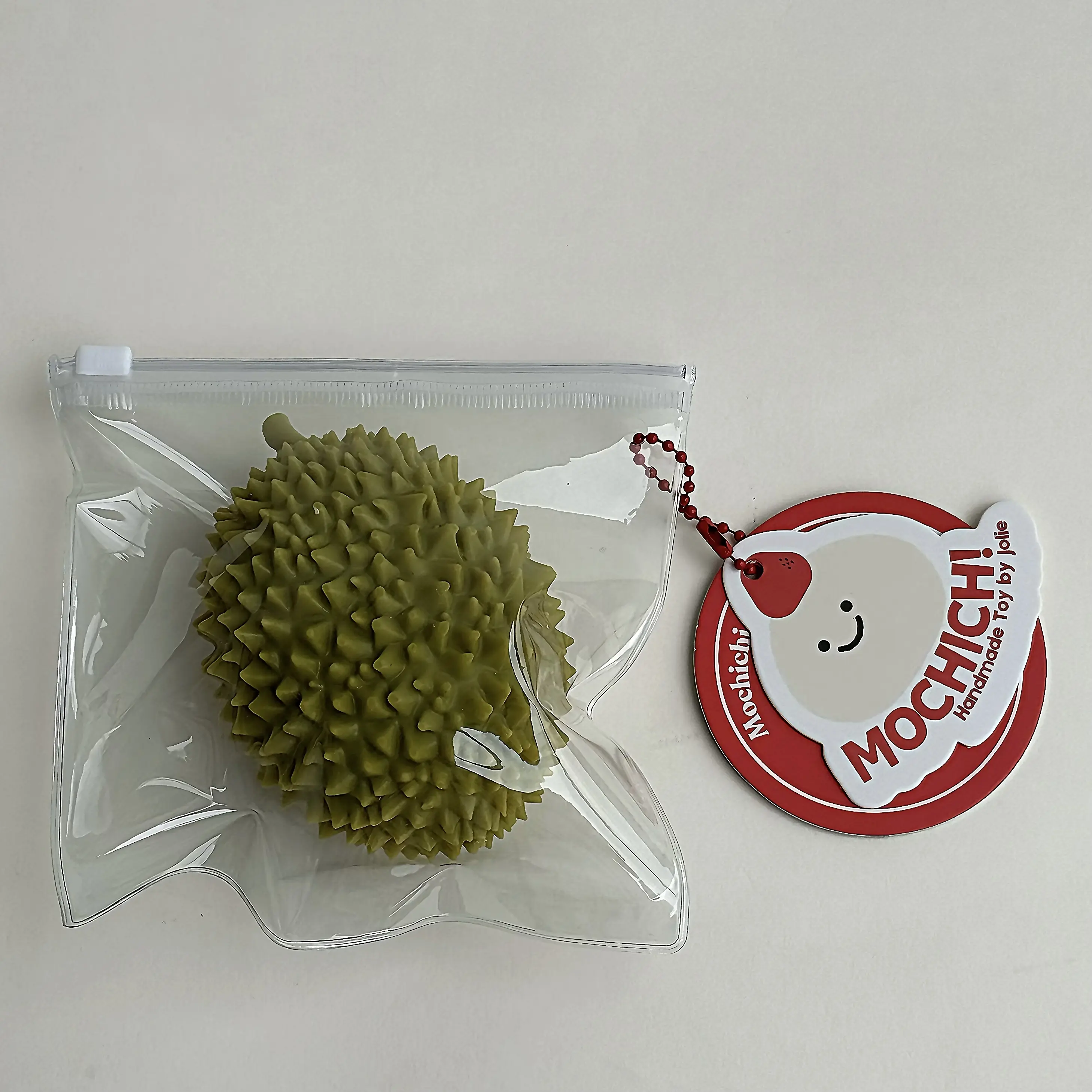 Mochichi by Jolislime Pocket Durians Collection ASMR Stress Ball, 1 Pc Sensory Fidget Toy, Cute Fruit Shape & Foodie Mash Squishy