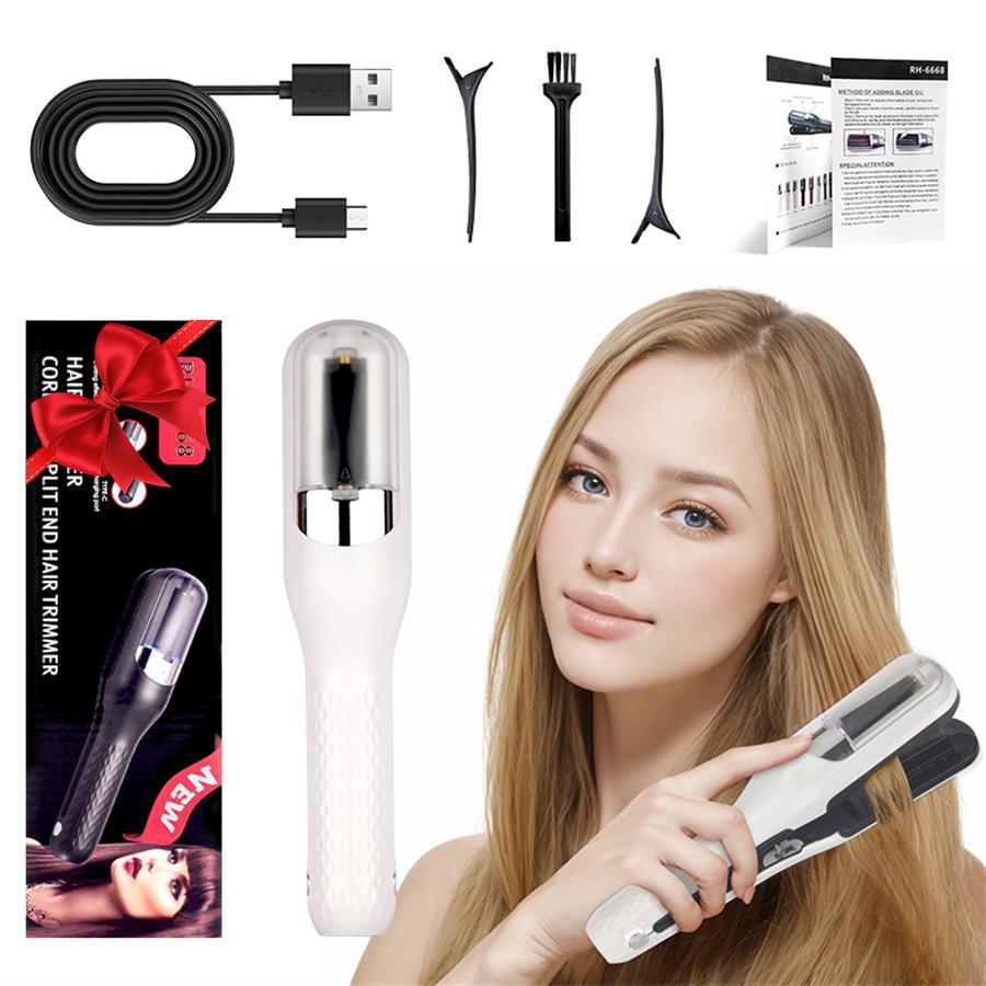 USB Charging Hair Trimmer, Multi-Functional Electric Clipper, Portable Split Ends Trimmer, Home Use, Auto Hair Cutter, Gift Idea