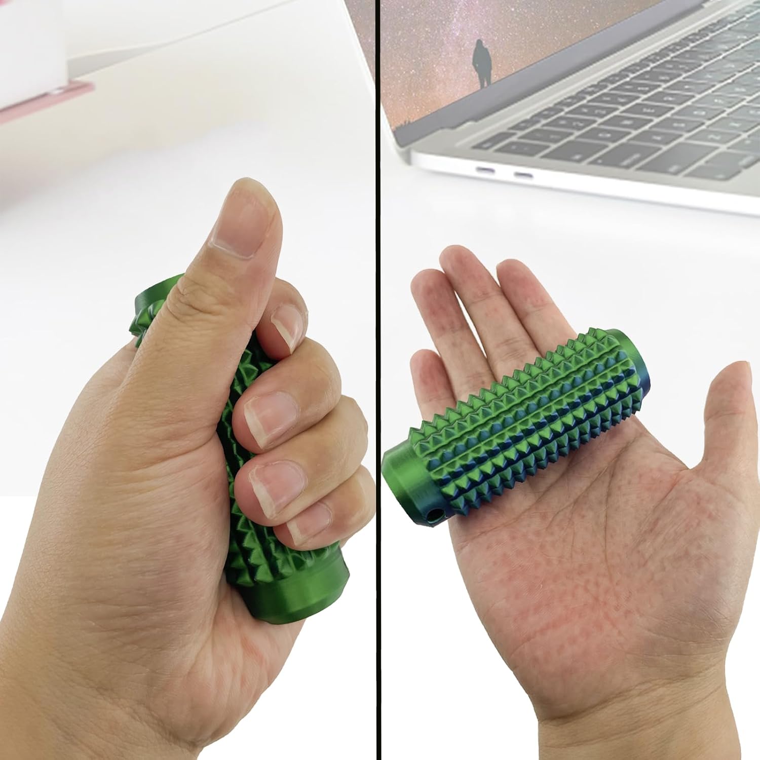 5-in-1 3D Printed Spiky  Design Toys, Design for Stress Relief, Button Clicks, Spinners, Pocket Mini  Toy for Adults Novelty Gifts