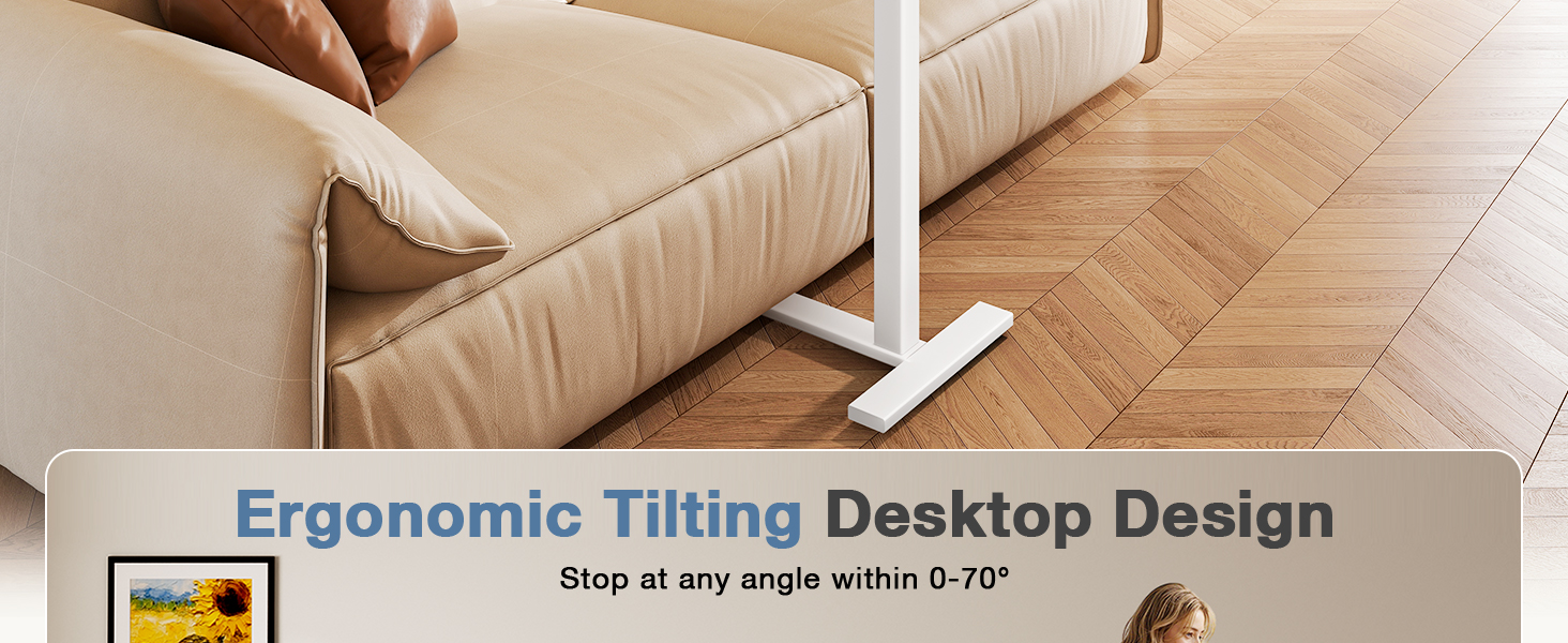 rolling desk mobile table pc tables