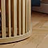 Stylish wood-effect rotating bookcase, space-saving and multi-functional. It doubles as a practical side table, featuring smooth rotation for easy access to books and decor to tidy up your home.