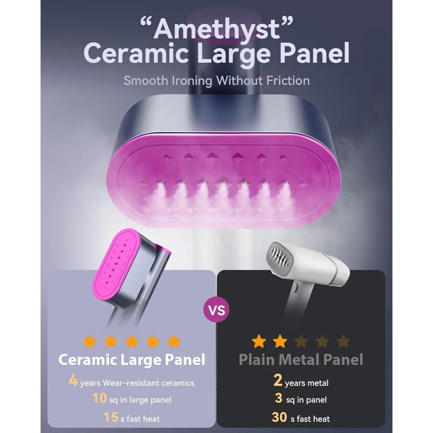 Garment Steamer Iron 2 in 1