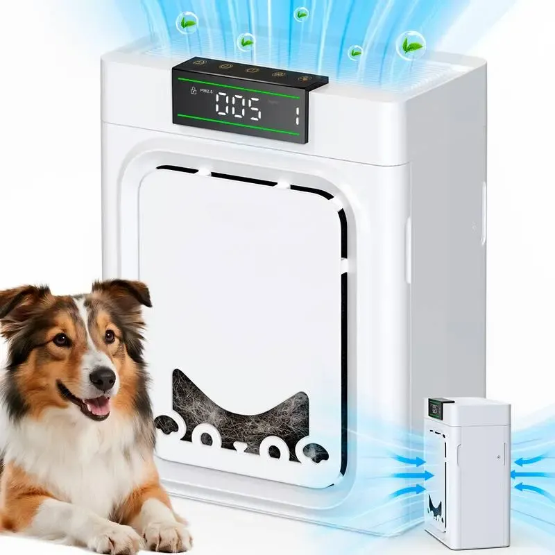 Pet Air Purifier – Removes Pet Odors, Dander & Allergens for a Fresher Home