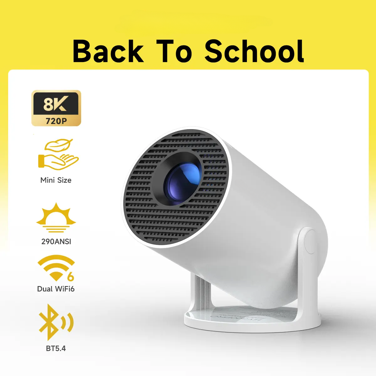 Magcubic HY300Pro Projector 290ANSI 1280x720P Grey