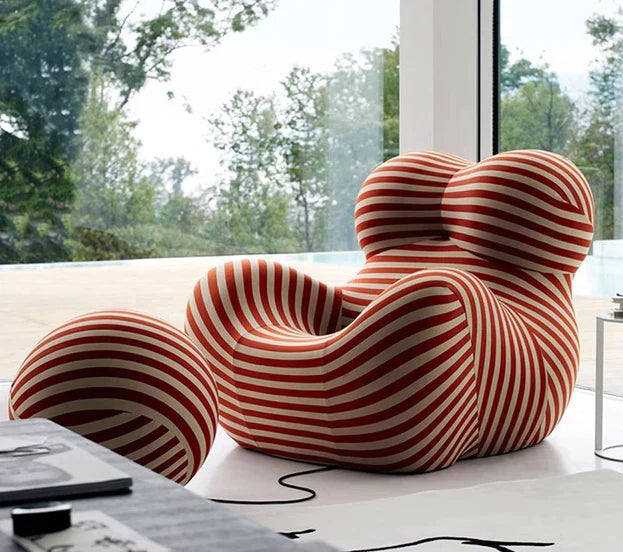 This space‑saving cuddle lounge chair features breathable cool‑touch fabric, supportive padding and stylish modern looks for relaxed home seating.